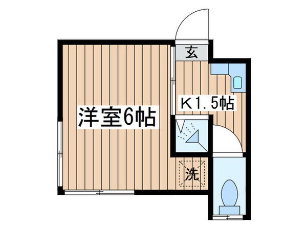 アパートメンツ４８の物件間取画像